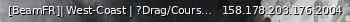 Маленький баннер сервера: [BeamFR]| West-Coast | ?Drag/Course? VANILLA Discord : BCujGVC