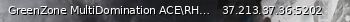 Маленький баннер сервера: GreenZone MultiDomination ACE\RHS\CUP
