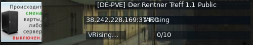 Большой баннер сервера: [DE-PVE] Der Rentner Treff 1.1 Public