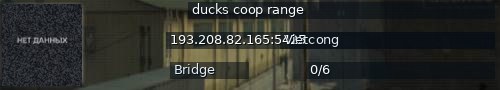 Большой баннер сервера: ducks coop range