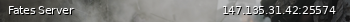 Маленький баннер сервера: Fates Server
