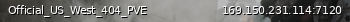 Маленький баннер сервера: Official_US_West_404_PVE