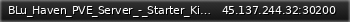 Маленький баннер сервера: BLu_Haven_PVE_Server_-_Starter_Kit_w/_food