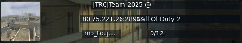 Большой баннер сервера: |TRC|Team 2025  @