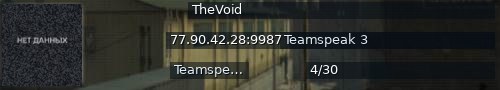 Большой баннер сервера: TheVoid