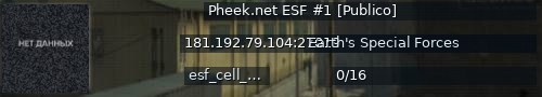 Большой баннер сервера: Pheek.net ESF #1 [Publico]