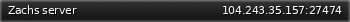 Маленький баннер сервера: Zachs server