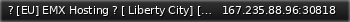 Маленький баннер сервера: ? [EU]  EMX  Hosting ? [ Liberty City] [ 69 Premium Car Mods | Fast DL |  NoLAG  | Many Tuning Parts | Real Life Car Mods ] Discord: SOON