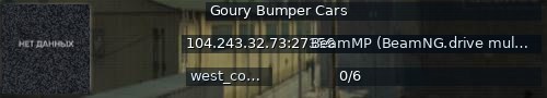 Большой баннер сервера: Goury Bumper Cars