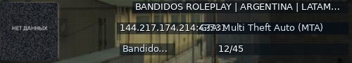 Большой баннер сервера: BANDIDOS ROLEPLAY | ARGENTINA | LATAM | 100% ROL | INGRESO POR FORMULARIO