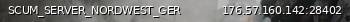 Маленький баннер сервера: SCUM_SERVER_NORDWEST_GER
