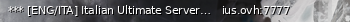Маленький баннер сервера: *** [ENG/ITA] Italian Ultimate Server [PEDESTRIANS] ***