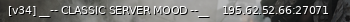 Маленький баннер сервера: [v34] __-- CLASSIC SERVER MOOD --__