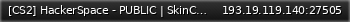 Маленький баннер сервера: [CS2] HackerSpace - PUBLIC | SkinChanger | FREE VIP | SKINS