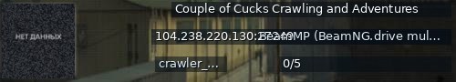 Большой баннер сервера: Couple of Cucks Crawling and Adventures
