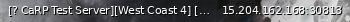 Маленький баннер сервера: [? CaRP Test Server][West Coast 4] [Type B] ? Real Missions™️ / ? Actual In-Game Economy ? ™️ / ? Capitalism™