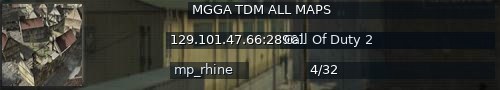 Большой баннер сервера: MGGA TDM ALL MAPS