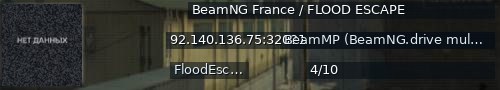 Большой баннер сервера: BeamNG France / FLOOD ESCAPE