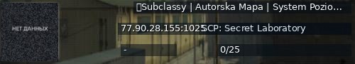 Большой баннер сервера: ⦅Subclassy | Autorska Mapa | System Poziomów