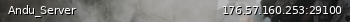 Маленький баннер сервера: Andu_Server