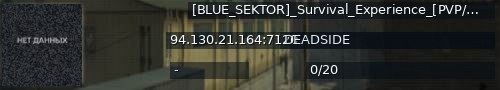 Большой баннер сервера: [BLUE_SEKTOR]_Survival_Experience_[PVP/RAID/VANILLA_POTNY]_discord.gg/sektor
