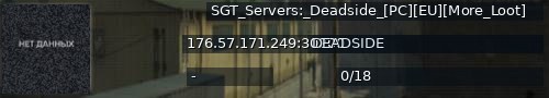 Большой баннер сервера: SGT_Servers:_Deadside_[PC][EU][More_Loot]