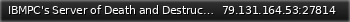 Маленький баннер сервера: IBMPC's Server of Death and Destruction (Real)