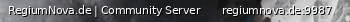 Маленький баннер сервера: RegiumNova.de | Community Server