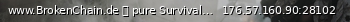 Маленький баннер сервера: www.BrokenChain.de  ⦿ pure Survival  ⦿ PvE [DE/EN]