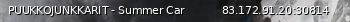 Маленький баннер сервера: PUUKKOJUNKKARIT - Summer Car