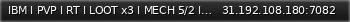 Маленький баннер сервера: IBM I PVP I RT I LOOT x3 I MECH 5/2 I rus/eng  < 3