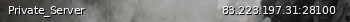 Маленький баннер сервера: Private_Server