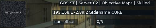 Большой баннер сервера: GOS.ST | Server 02 | Objective Maps | Skilled