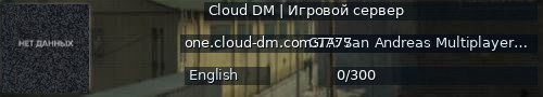Большой баннер сервера: Cloud DM | Игровой сервер