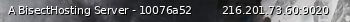 Маленький баннер сервера: A BisectHosting Server - 10076a52
