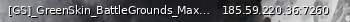 Маленький баннер сервера: [GS]_GreenSkin_BattleGrounds_Max_Loot_PVE_No_Wipes