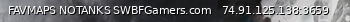 Маленький баннер сервера: FAVMAPS NOTANKS SWBFGamers.com