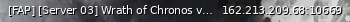 Маленький баннер сервера: [FAP] [Server 03] Wrath of Chronos vs Heretic-Visit www.fapnow.xyz for DISCORD