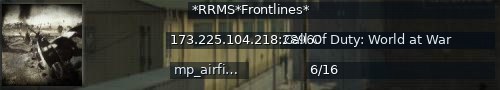 Большой баннер сервера: *RRMS*Frontlines*