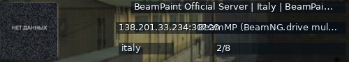 Большой баннер сервера: BeamPaint Official Server | Italy | BeamPaint.com | Dynamic Liveries