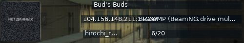 Большой баннер сервера: Bud's Buds