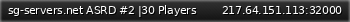 Маленький баннер сервера: sg-servers.net ASRD #2 |30 Players