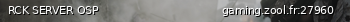 Маленький баннер сервера: RCK SERVER OSP