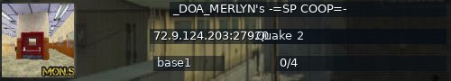 Большой баннер сервера: _DOA_MERLYN's -=SP COOP=-