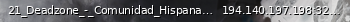 Маленький баннер сервера: 21_Deadzone_-_Comunidad_Hispana_/_Eventos_PVP_/_Admin_Online