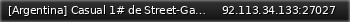 Маленький баннер сервера: [Argentina] Casual 1# de Street-Gaming.com