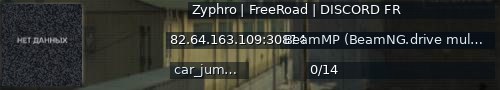 Большой баннер сервера: Zyphro | FreeRoad | DISCORD FR