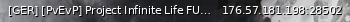 Маленький баннер сервера: [GER] [PvEvP] Project Infinite Life FUNSERVER discord.gg/scumrp
