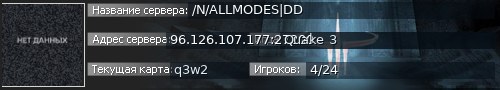 Большой баннер сервера: /N/ALLMODES|DD