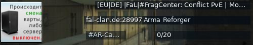 Большой баннер сервера: [EU|DE] |FaL|#FragCenter: Conflict PvE | Modern US | Ger & Eng | by FaL-Clan.de